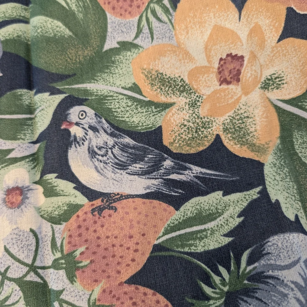 NEW Floral & Bird Napkins Set of 8 Mervyn's 80s 90s Vintage Cottagecore Cotton X